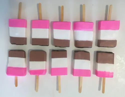 Lembrancinha Sabonete Picole Napolitano Sorvete Candy Doces itali
