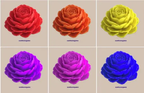 Lembrancinha Rosa Holandesa Rosas Flores Jardim Natureza cha de bebe