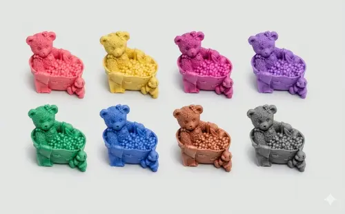 Lembrancinha Urso na Banheira Maternidade cha de bebe Ursinho ani