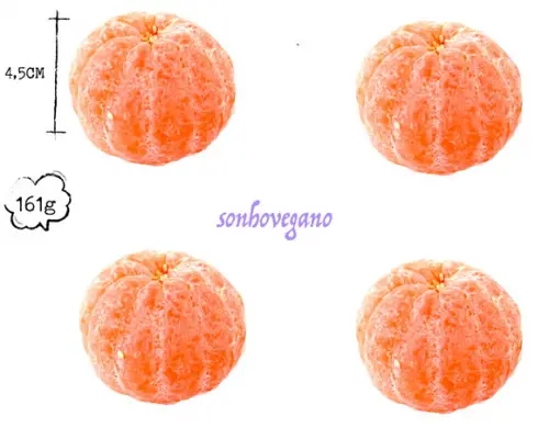 Lembrancinha Frutas Fazendinha Tangerina Mexerica Bergamota