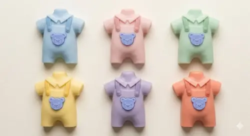 Kit Lembrancinha Cha de Bebe Maternidade cha revelação Chupeta 