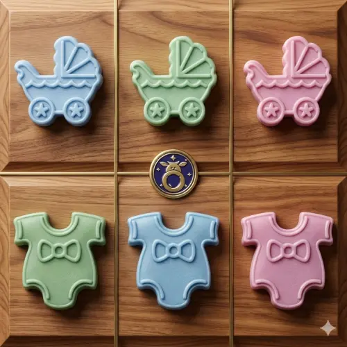 Kit Lembrancinha Cha de Bebe Maternidade cha revelação Chupeta 