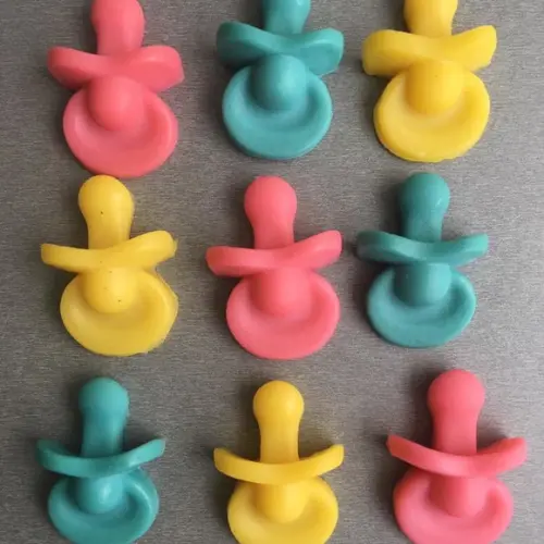 Kit Lembrancinha Cha de Bebe Maternidade cha revelação Chupeta 