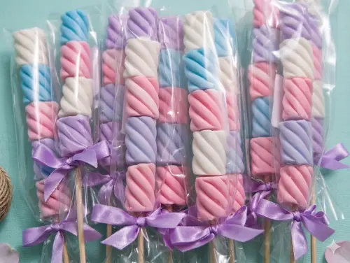 Lembrancinha Marshmallow festa Infantil Aniversario Doce Candy doceira