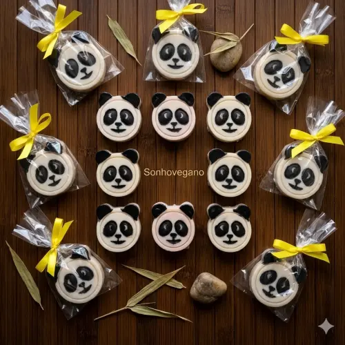 Lembrancinha Urso Panda Maternidade Animais Cha de Bebe Asia ursi