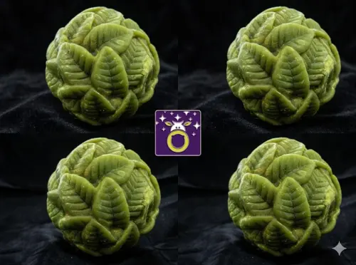 Lembrancinha Esfera de Folhas Mata Fazendinha Floresta botanica