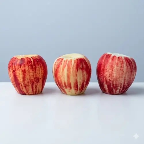 Lembrancinha Maçã sabonete de Frutas Fazendinha Horta Branca de