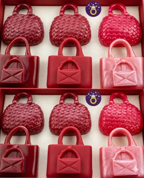 Lembrancinha Bolsa de luxo bolsinha de Boneca Chic Sabonete 15 an