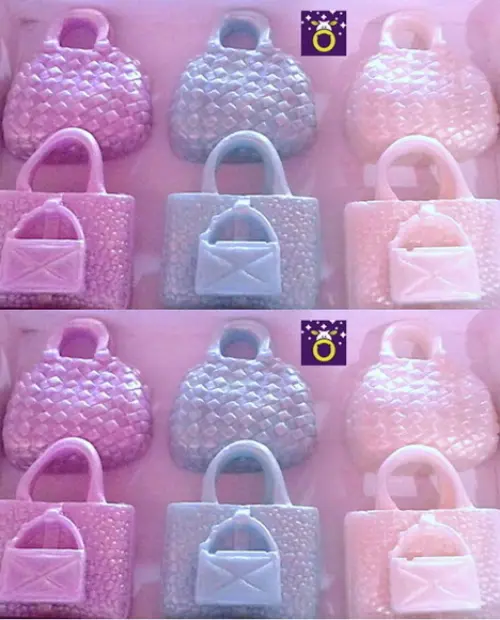 Lembrancinha Bolsa de luxo bolsinha de Boneca Chic Sabonete 15 an