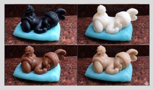 Lembrancinha Bebê Dormindo com Touca Touquinha Cha de Bebe gesta