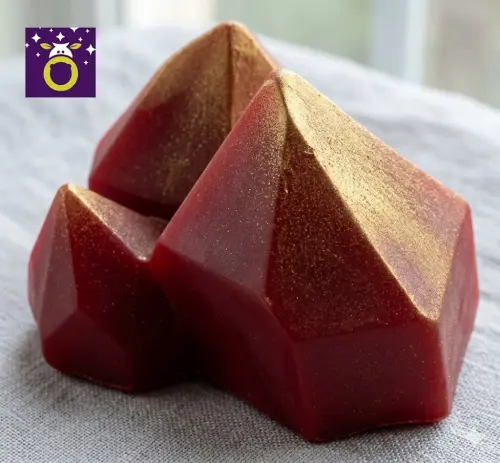 Lembrancinha pedra cristal ametista esoterico feng shui Sabonete 