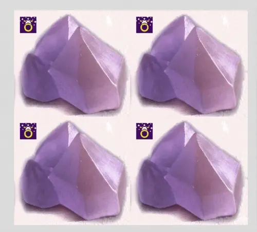 Lembrancinha pedra cristal ametista esoterico feng shui Sabonete artesanal