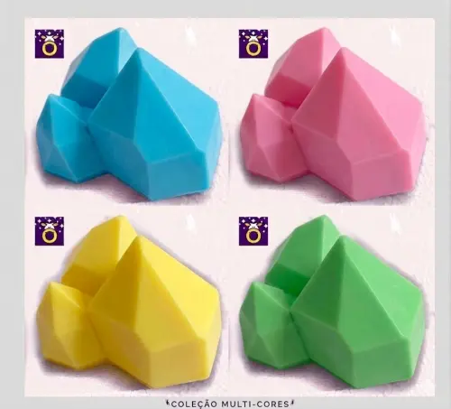 Lembrancinha pedra cristal ametista esoterico feng shui Sabonete 