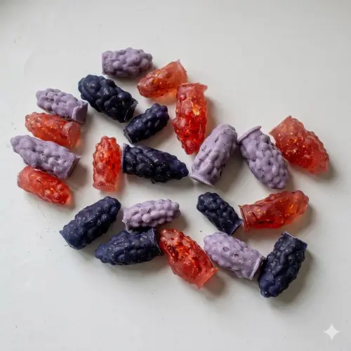 Lembrancinha Amora Fazendinha Frutas Vermelhas sabonete de frutas