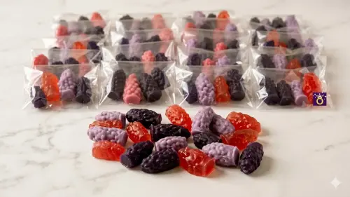 Lembrancinha Amora Fazendinha Frutas Vermelhas sabonete de frutas