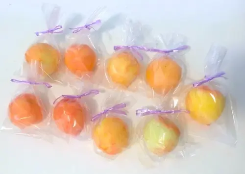 Lembrancinha Pêssego Fruta Hortinha Havaina Havai Praia