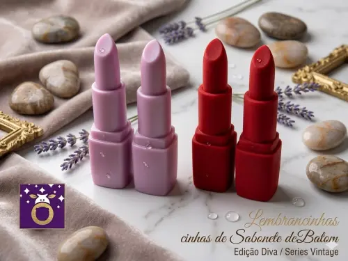 Lembrancinha Batom Esmalte Manicure Salão de Beleza Diva