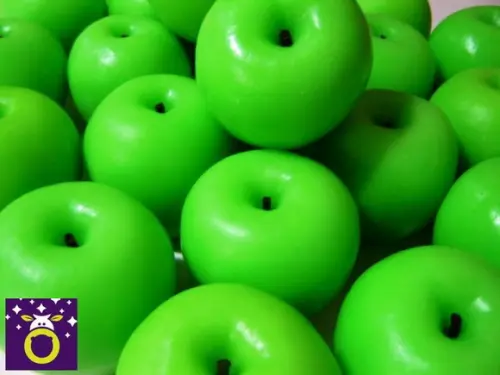 Lembrancinha Maçã Verde Frutas Fazendinha Branca de Neve