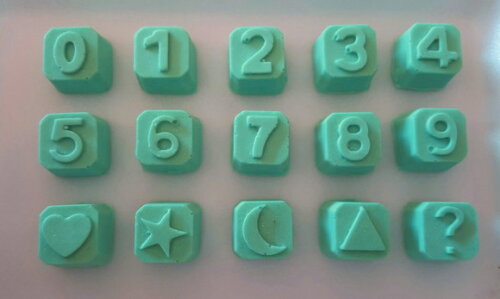 Lembrancinha Numeros Numeral Data Idade Aniversario cha de Bebe a