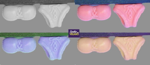 Lembrancinha Calcinha e Sutiã Praia Cha de Lingerie Biquíni
