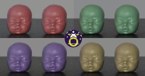 Lembrancinha Rostinho de Nenem Cha de Bebê Maternidade Gestante cha revelação