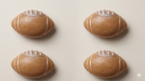Lembrancinha Bola de Futebol Americano Esporte Eua sabonete mascu