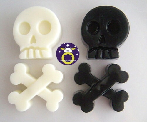 Lembrancinha Caveira Tesouro Terror Pirata Osso Gotico Rock