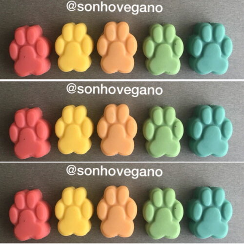 Lembrancinha Patinha de Cachorro Patrulha Canina Pata pet clinica veterinaria