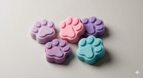 Lembrancinha Patinha de Cachorro Patrulha Canina Pata pet clinica