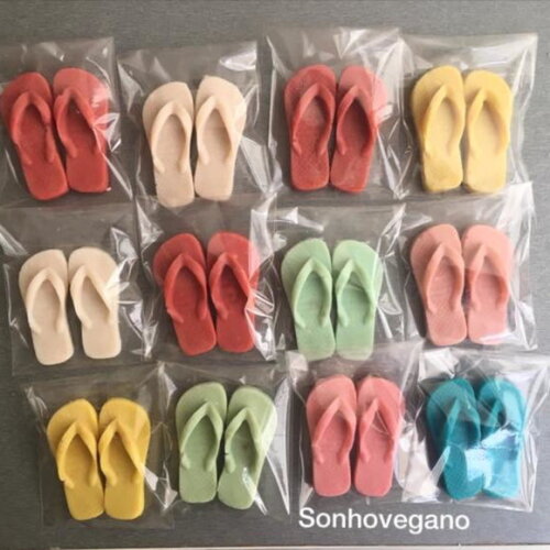 Lembrancinha Chinelo Sandalia Spa festa no havai Havaianas Praia