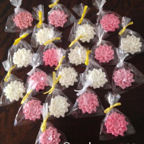 Lembrancinha Flor Dalia Bodas Jardim Festa Havia Fazendinha cha de bebe