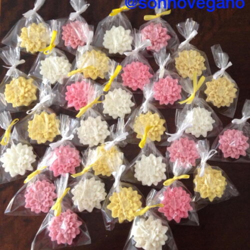 Lembrancinha Flor Dalia Bodas Jardim Festa Havia Fazendinha cha d