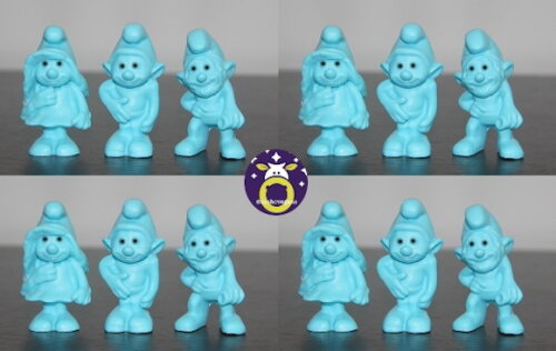 Lembrancinha os Smurfs Smurfete Vintage Cartoon Anos 80 e 90 dese