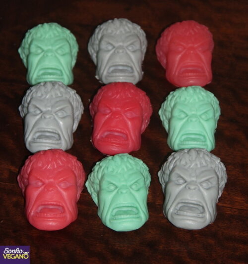 Lembrancinha O incrivel Hulk Marvel Super Heróis Vingadores Avengers