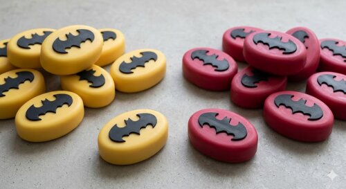 Lembrancinha Batman Batgirl Liga da Justiça Dc simbolo de super