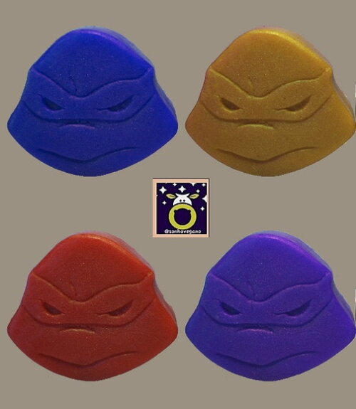 Lembrancinha as Tartarugas Ninjas Cartoon Super Herois Anos 90