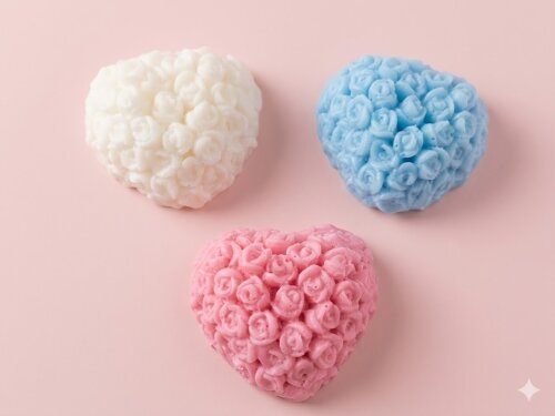 Lembrancinha Coração Provence Flores Maternidade Primavera Amor Cha de Bebe