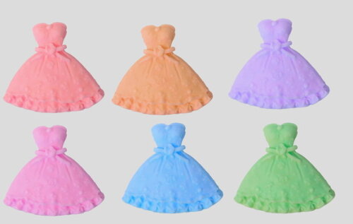 Lembrancinha Vestido de Princesa Cha de Bebe Rainha Meninas
