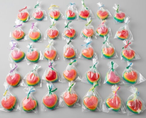 Lembrancinha Coração Arco-íris Gay Glbt Pride lgbtqia+ parada 
