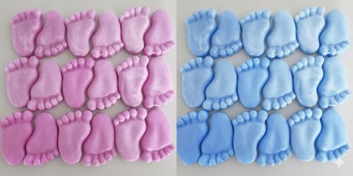 Lembrancinha Pezinho de nenem rescem nascido Cha de Bebe maternid