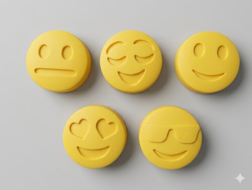 Lembrancinha Emojis Feliz Whatsapp Rede Social Emotion apaixonado