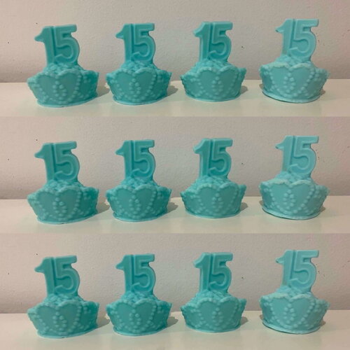 Lembrancinha Aniversario de 15 Anos Debutante Princesa Coroa