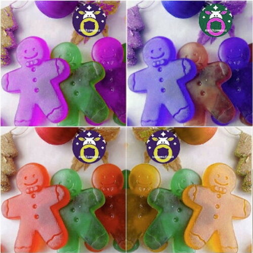 Lembrancinha Árvore de Natal Bota Boneco de biscoito Sino invern