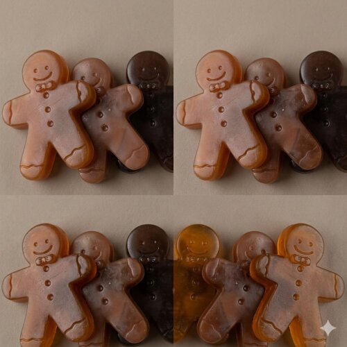 Lembrancinha Árvore de Natal Bota Boneco de biscoito Sino invern