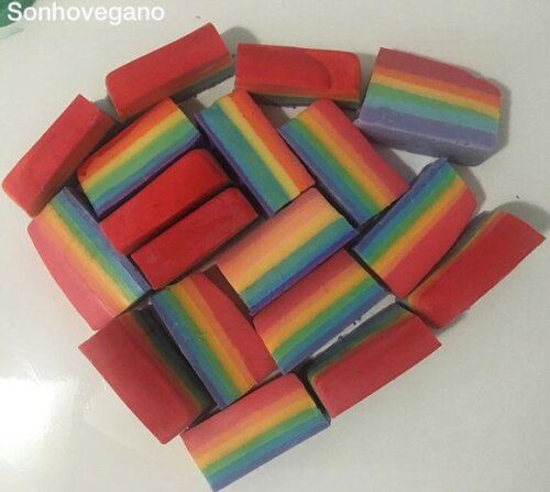 Lembrancinha Arco-íris Gay Glbt Pride Aniversario Bandeira da di