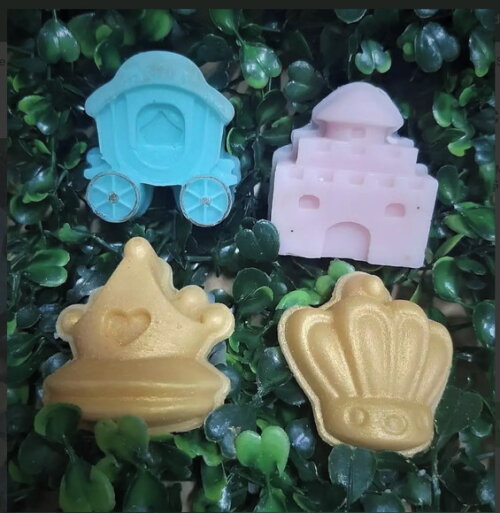 Lembrancinha Kit Princesa Castelo Carruagem Coroa Tiara rainha ch
