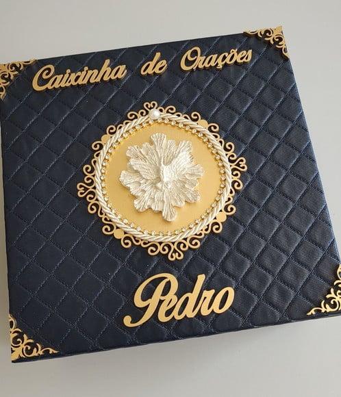 Presente para Afilhado de Crisma / Batizado Caixa de Orações
