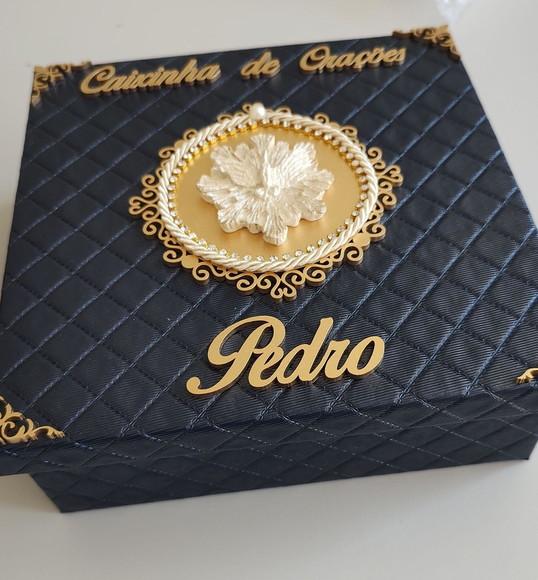 Presente para Afilhado de Crisma / Batizado Caixa de Orações