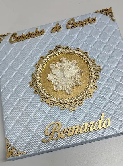 Presente para Afilhado de Crisma / Batizado Caixa de Orações