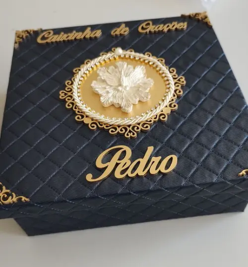 Presente para Afilhado de Crisma / Batizado Caixa de Orações
